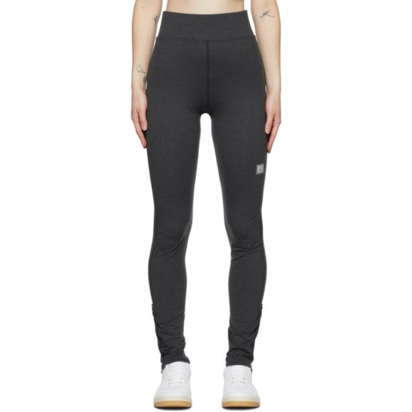 ACNE STUDIOS Grey Running Leggings BLACK - Picture 1 of 11